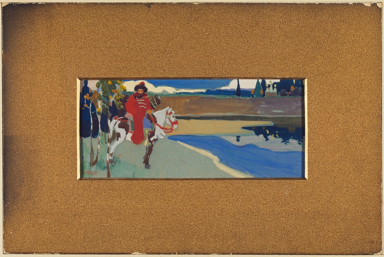 Jinete ruso de Wassily Kandinsky