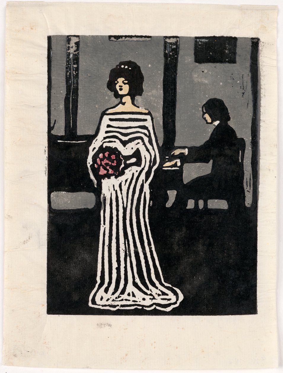 Cantante (segundo estado) de Wassily Kandinsky