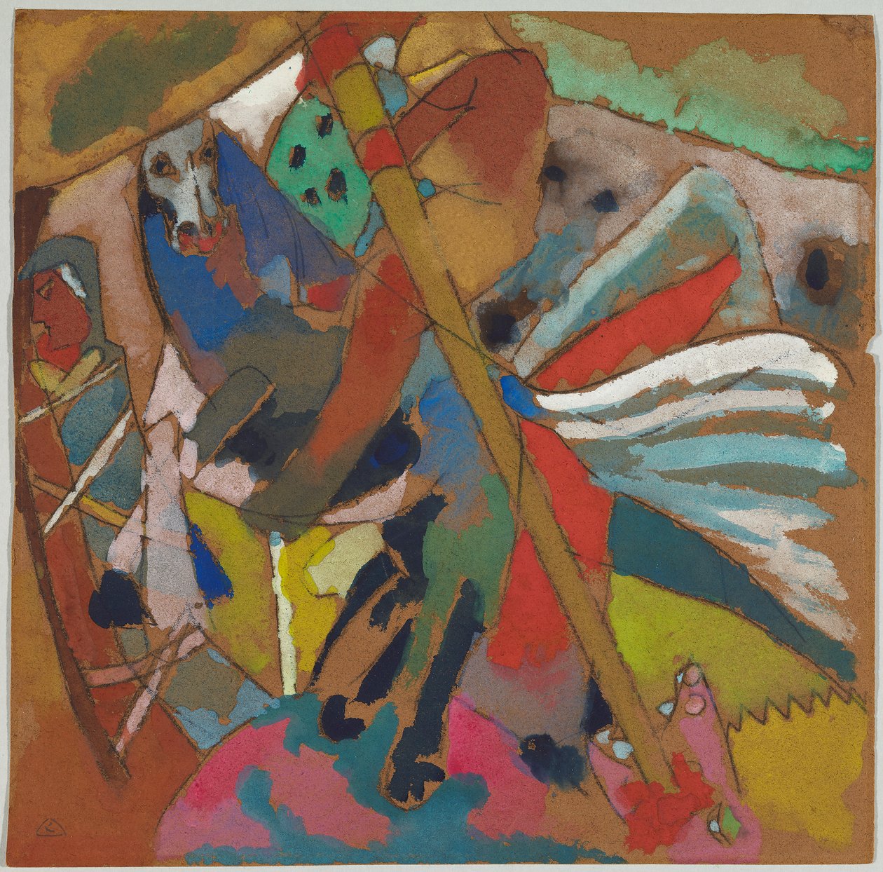 San Jorge II de Wassily Kandinsky