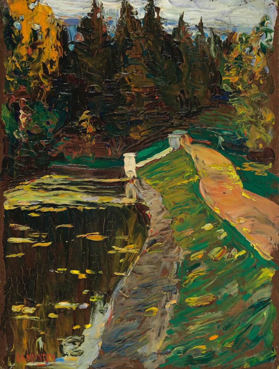 Estudio sobre «Schleuse» de Wassily Kandinsky