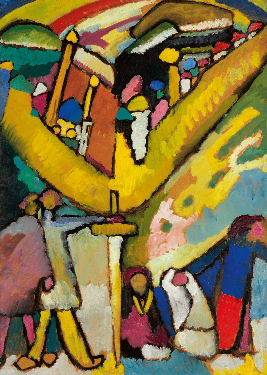 Estudio para Improvisación 8 de Wassily Kandinsky