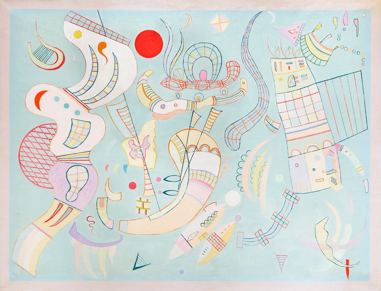 Tensiones claras de Wassily Kandinsky