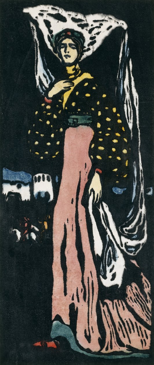 La Noche (Versión Grande) de Wassily Kandinsky