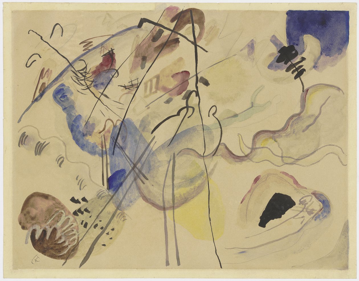 Sin título (Improvisación) de Wassily Kandinsky