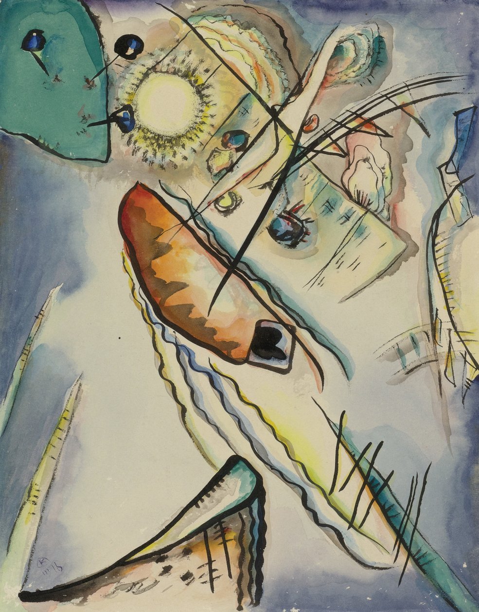 Sin título, 1916 de Wassily Kandinsky