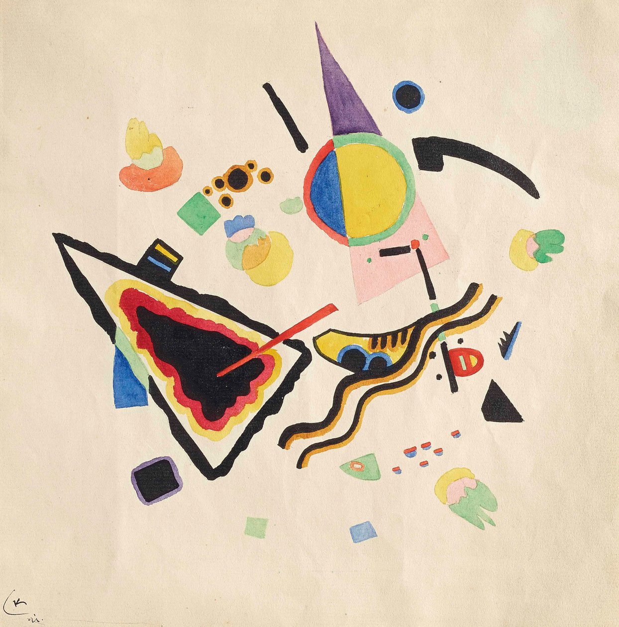 Sin título, 1921 de Wassily Kandinsky