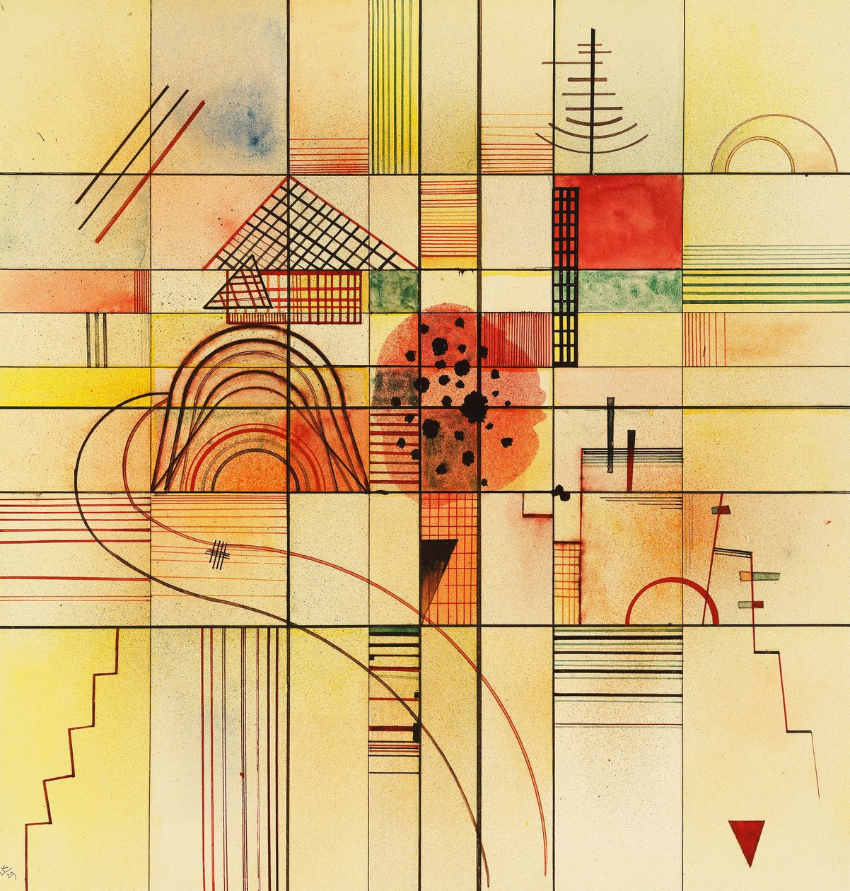 Rectángulos variados | Wassily Kandinsky
