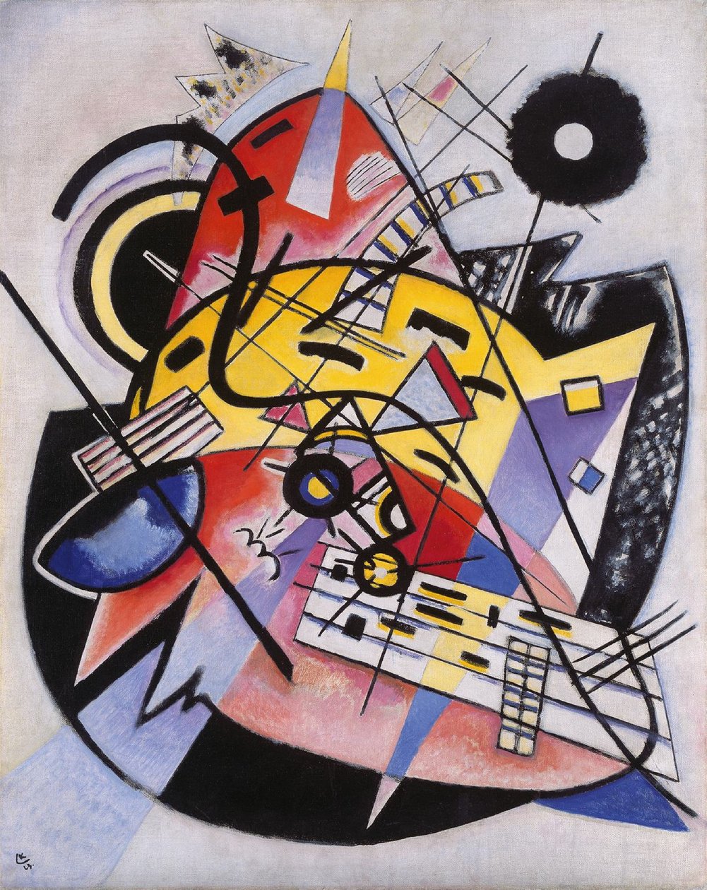 Punto blanco (Composición 248) de Wassily Kandinsky