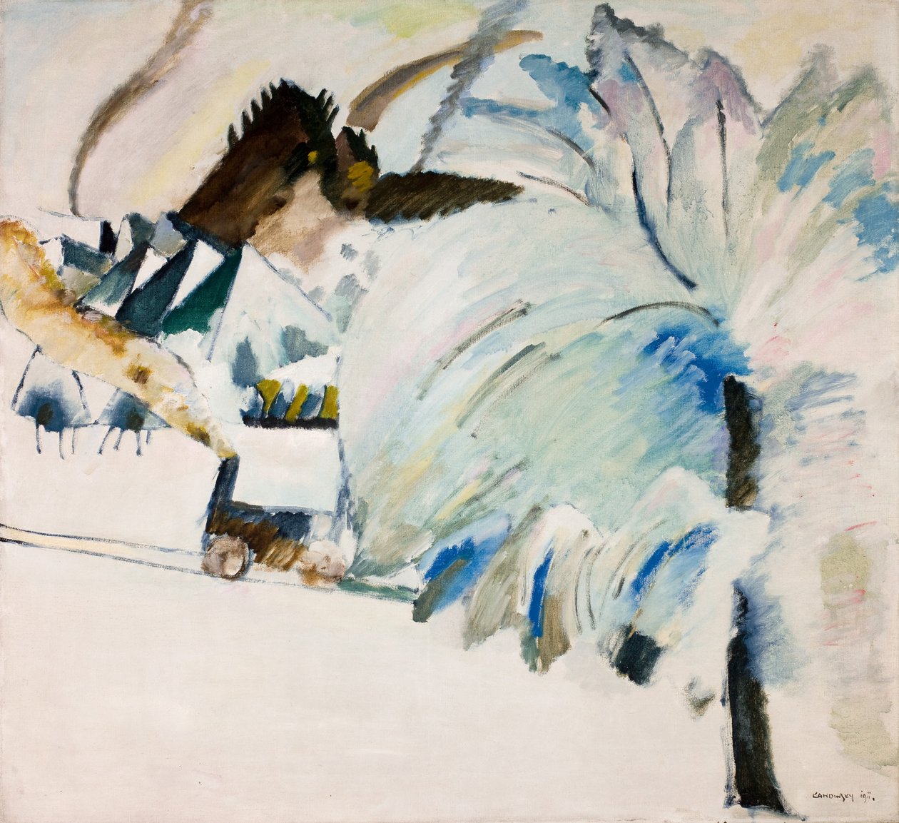 Paisaje de invierno de Wassily Kandinsky