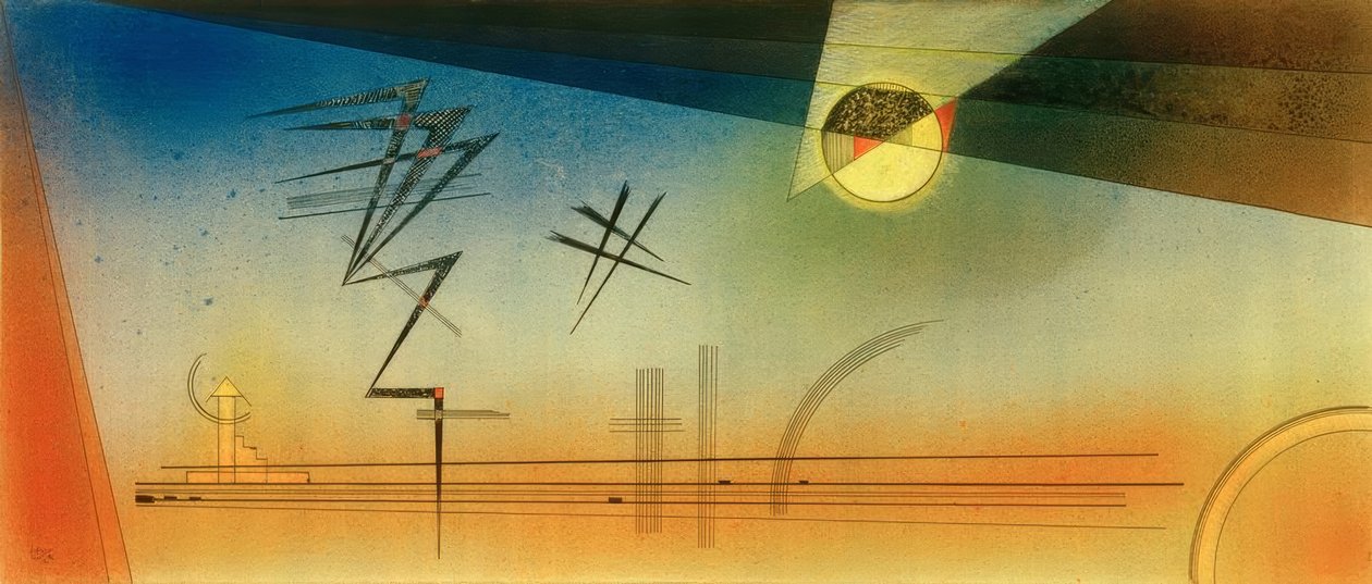 Zigzag hacia arriba de Wassily Kandinsky