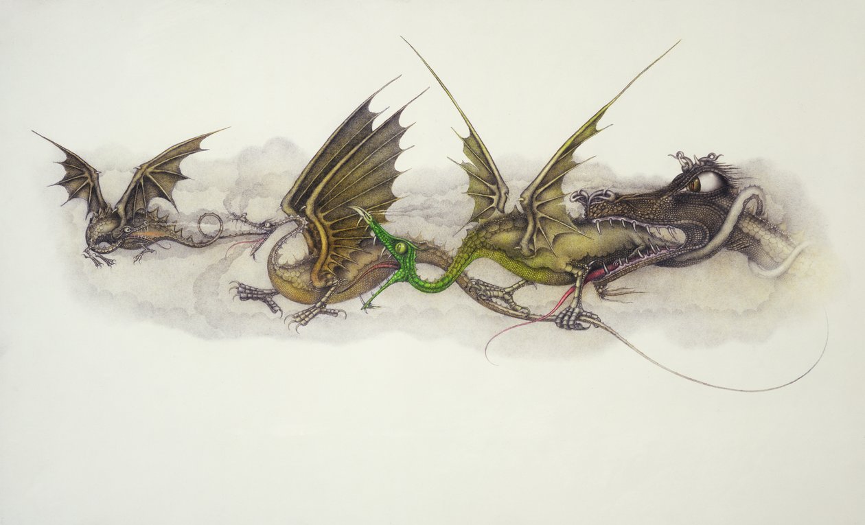 Los grandes dragones se comen a los pequeños de Wayne Anderson