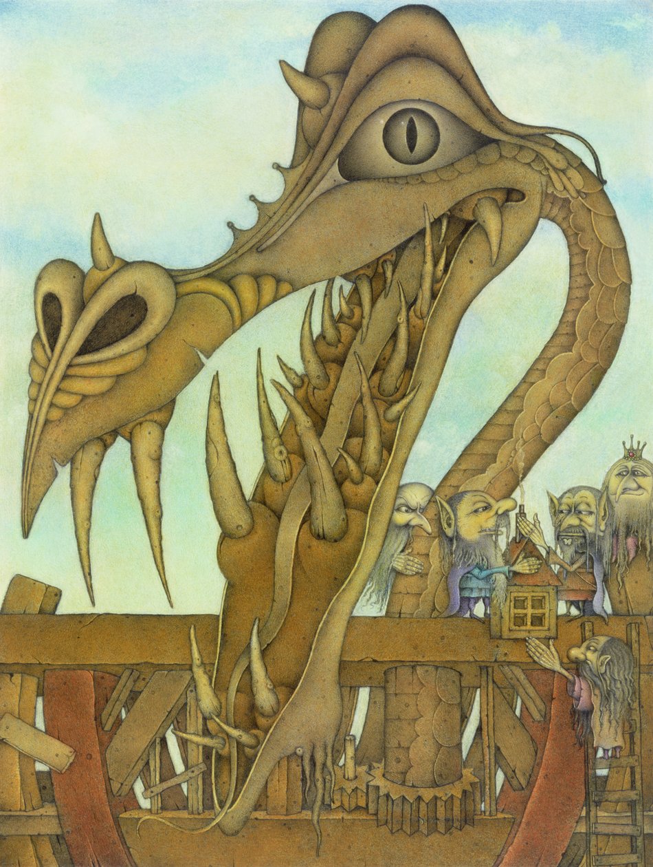 Creación de un dragón de Wayne Anderson