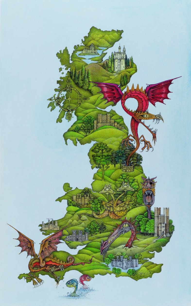 Mapa del Dragón de Wayne Anderson