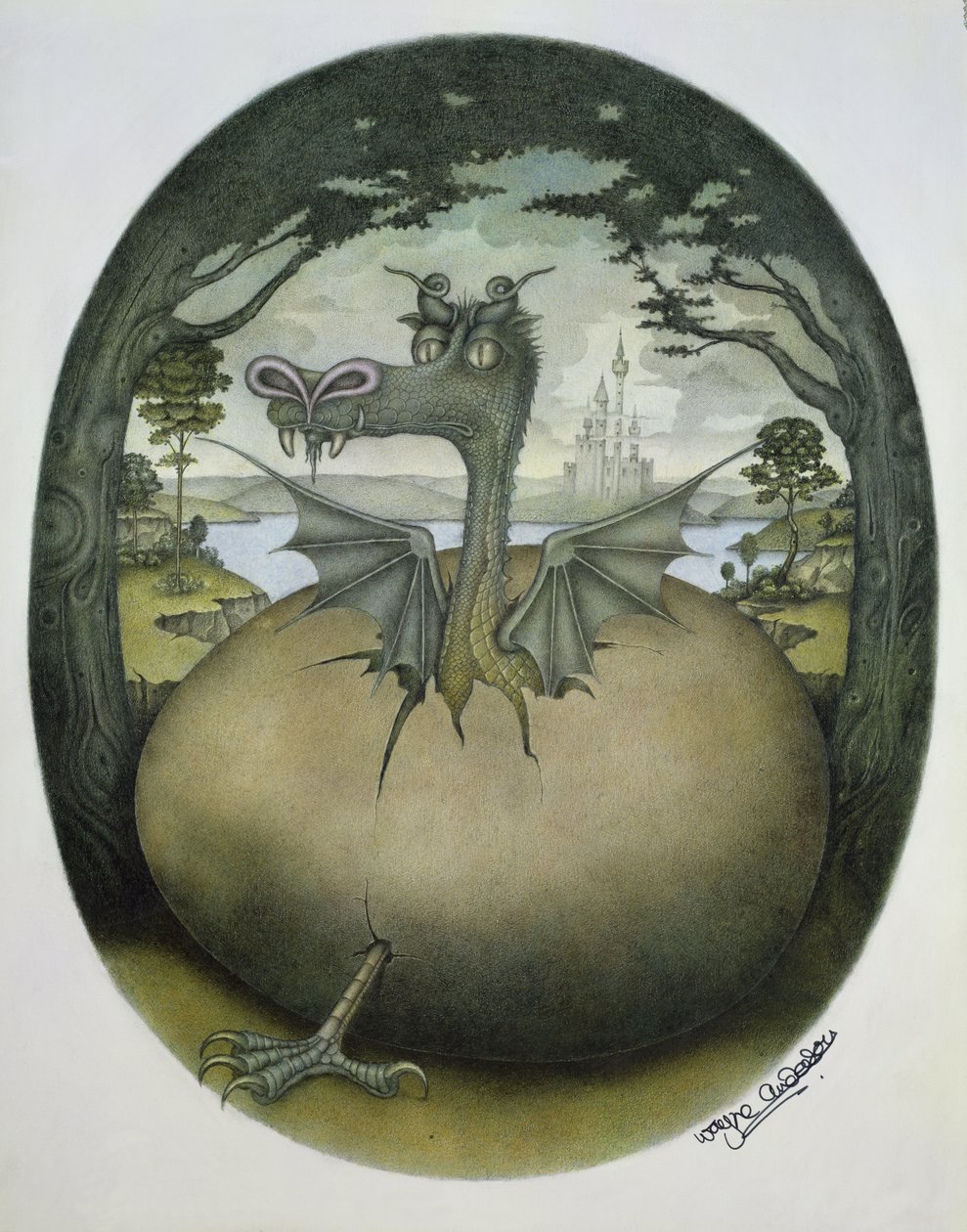 En el principio (técnica mixta) de Wayne Anderson