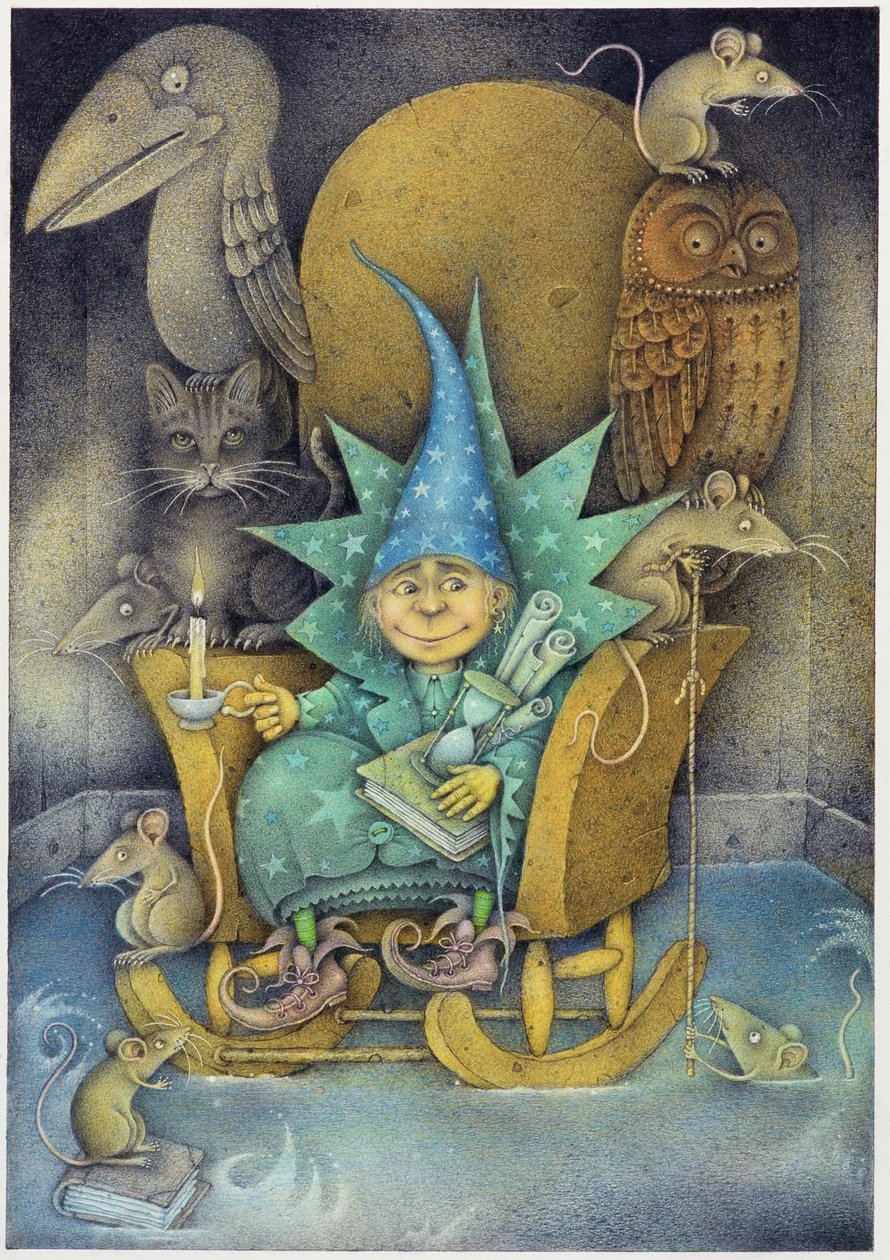 Aprendiz de brujo, 2000 (técnica mixta) de Wayne Anderson