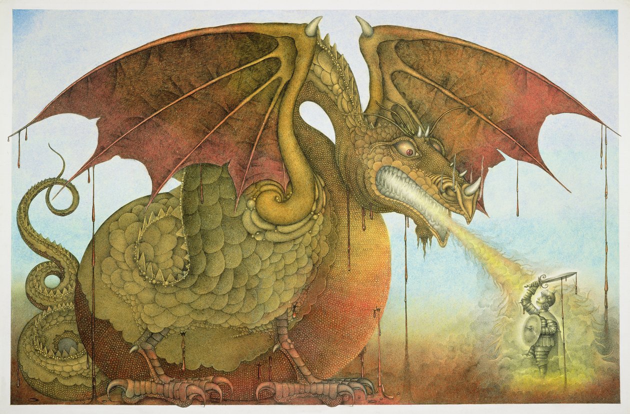 San Jorge y el dragón de Wayne Anderson