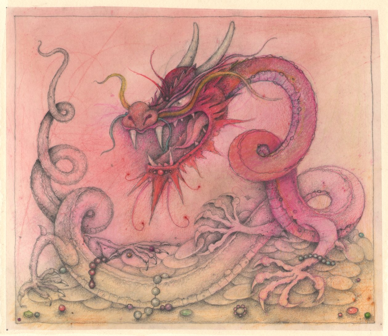 Wicked Dragon, 2000 (técnica mixta) de Wayne Anderson
