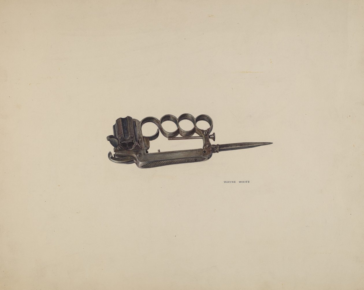 Pistola Apache de Wayne White