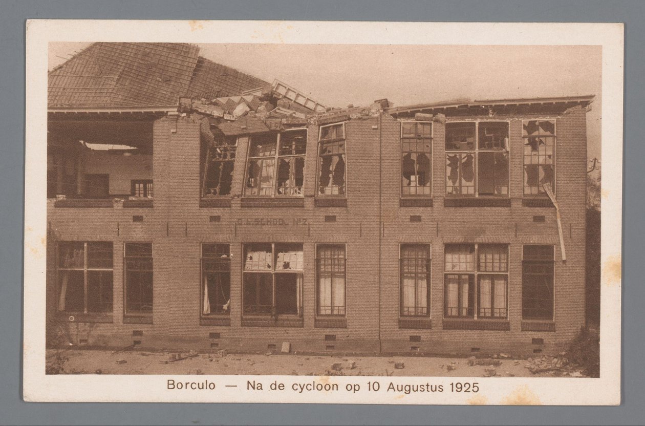 Borculo -- Después del ciclón del 10 de agosto de 1925 de Weenenk and Snel