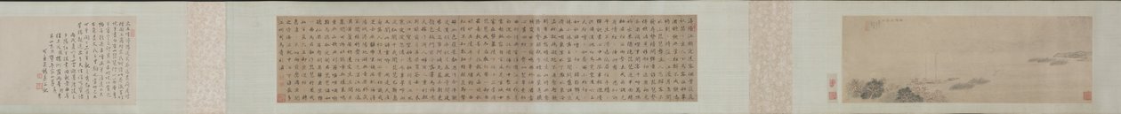 Despidiéndose en Xunyang, siglo XVI de Wen Boren