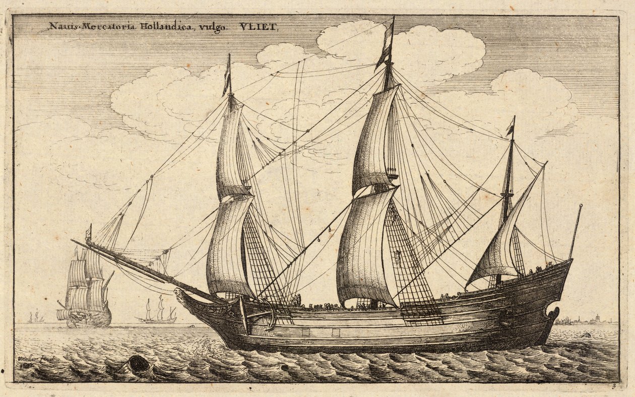 Una flauta. Estado 2 de Wenceslaus Hollar