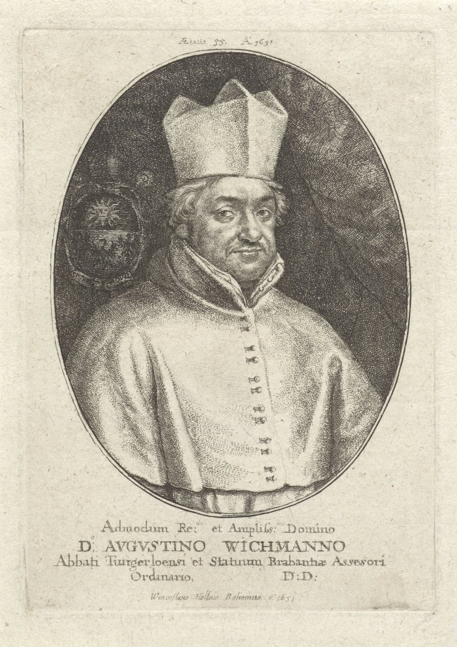 Augustinus Wichmans de Wenceslaus Hollar
