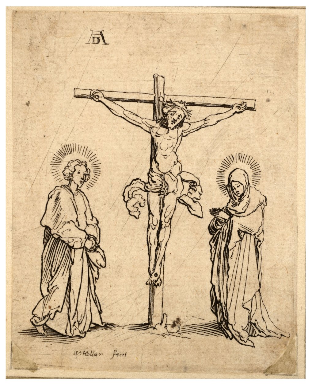 Crucifixión de Wenceslaus Hollar