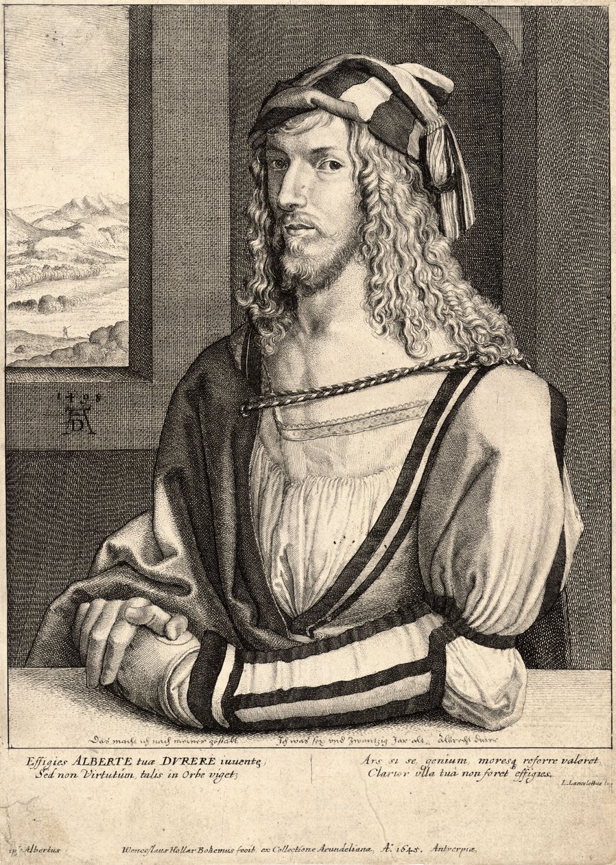 Dürer el joven de Wenceslaus Hollar