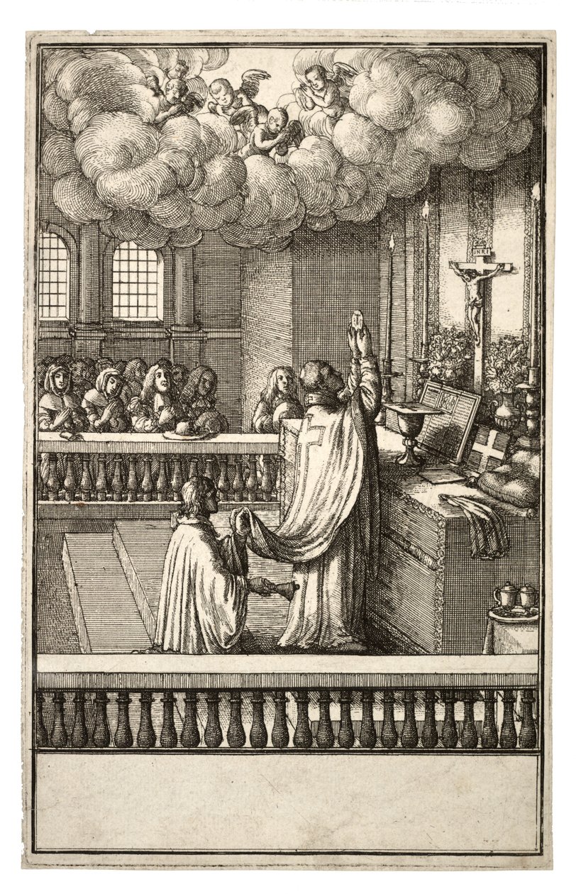 Elevación de la Hostia de Wenceslaus Hollar