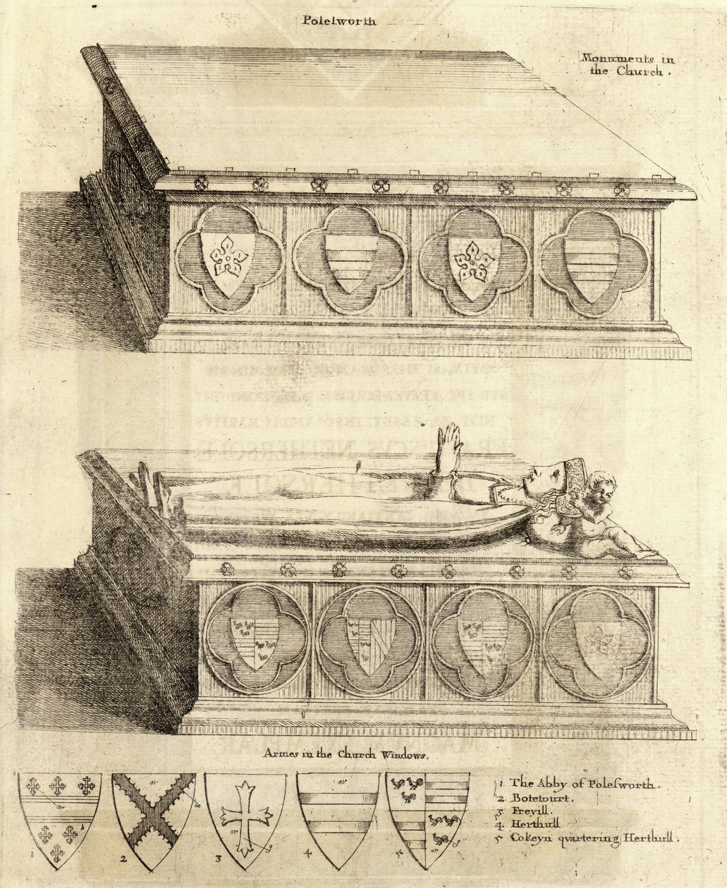 Familia Herhull (monumento) de Wenceslaus Hollar