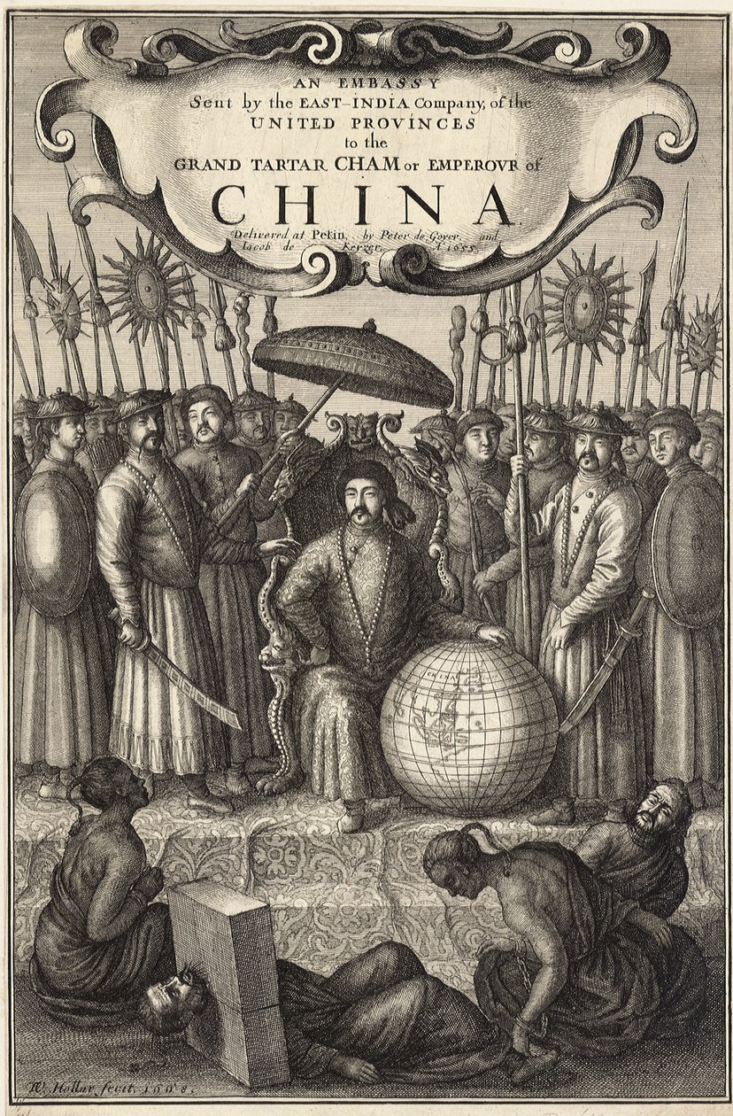 Jan Nieuhoff. Una embajada de la Compañía de las Indias Orientales al Emperador de China de Wenceslaus Hollar