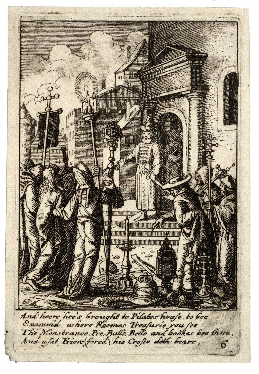 Jesús ante Pilato de Wenceslaus Hollar
