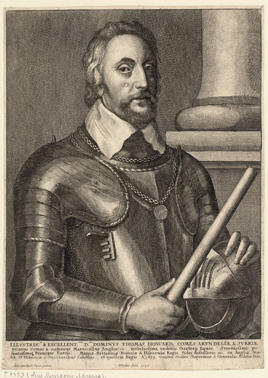 Thomas, Conde de Arundel. Estado 2 de Wenceslaus Hollar