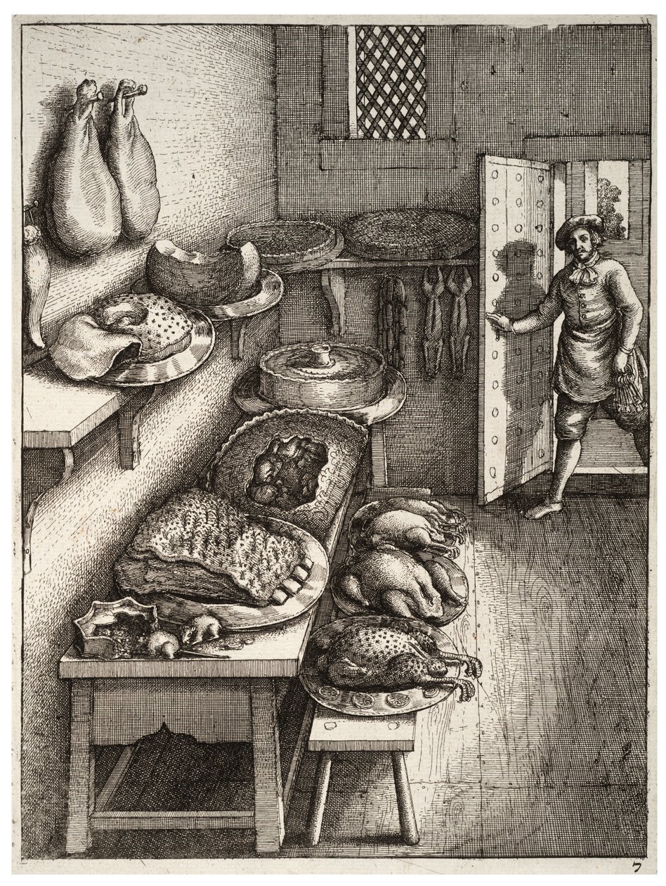 El ratón de la ciudad y el ratón del campo de Wenceslaus Hollar