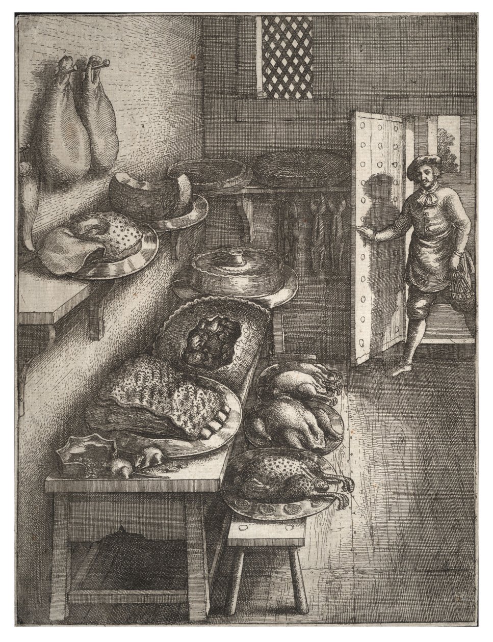 Ratón de ciudad y ratón de campo de Wenceslaus Hollar