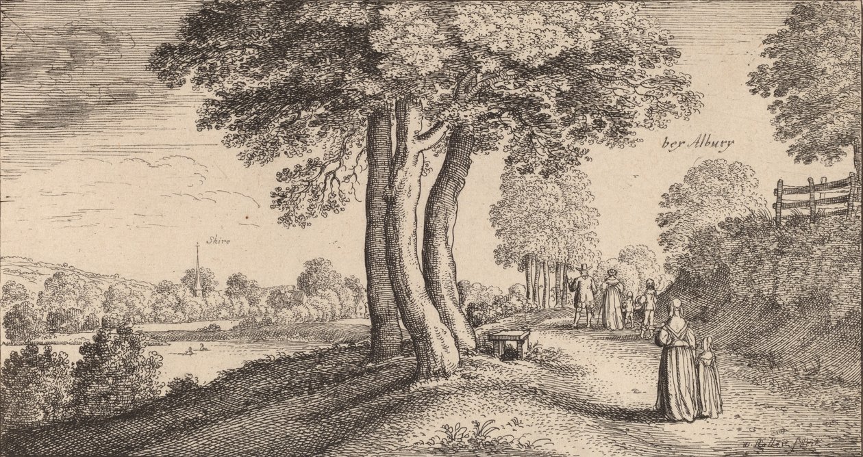 Albury, 1645 de Wenceslaus Hollar