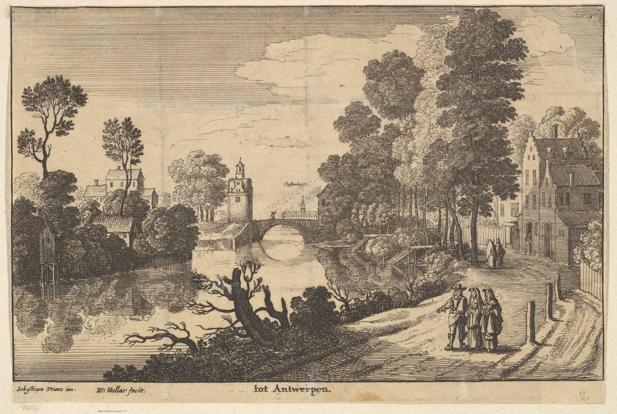 Amberes, 1625-77 de Wenceslaus Hollar