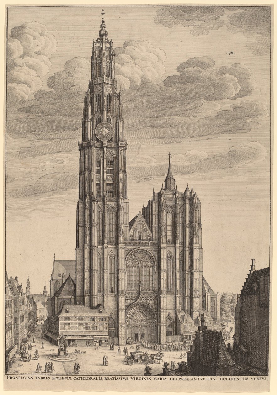 Catedral de Amberes de Wenceslaus Hollar