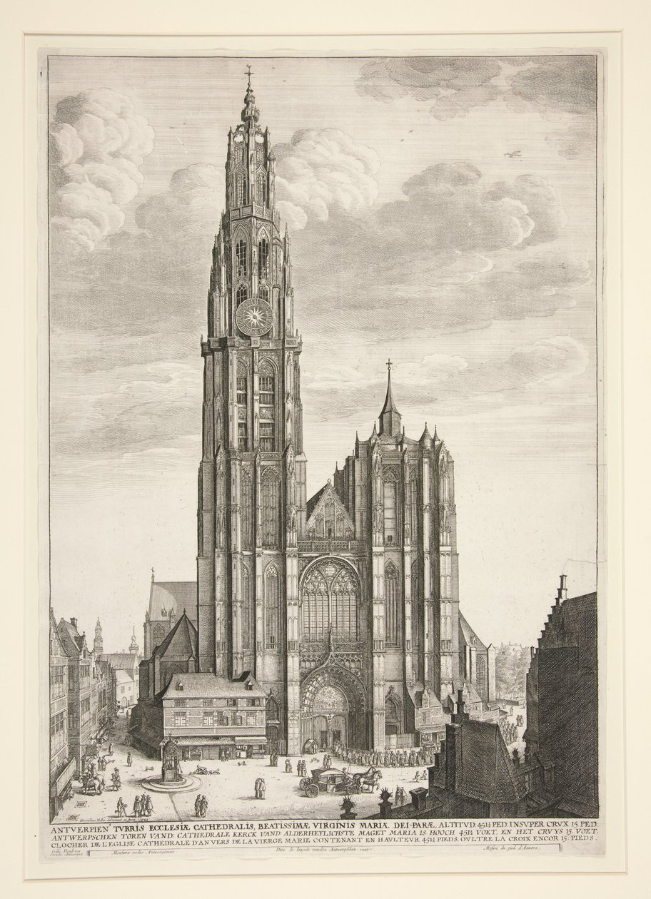 Catedral de Amberes de Wenceslaus Hollar