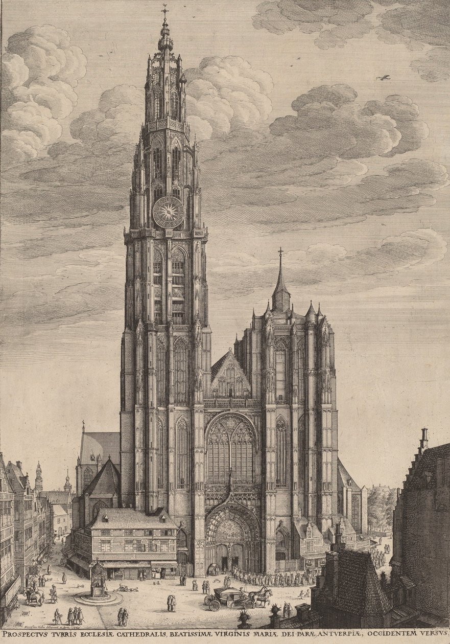 Catedral de Amberes de Wenceslaus Hollar