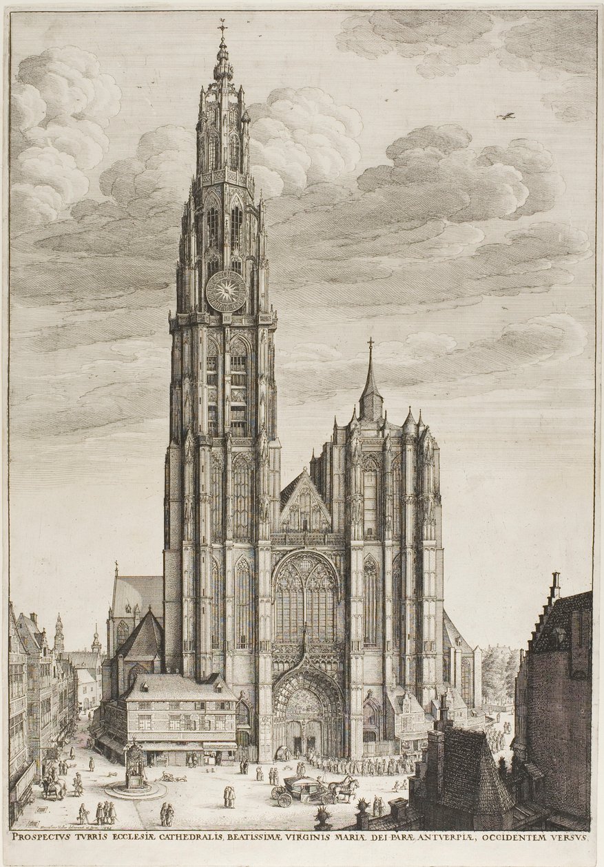 Catedral de Amberes de Wenceslaus Hollar