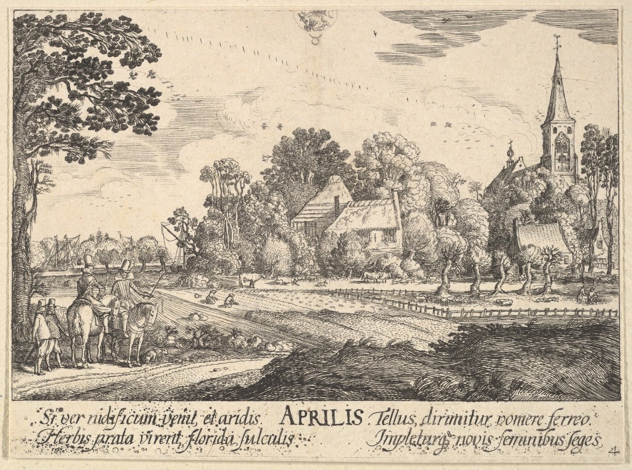 Abril de Wenceslaus Hollar