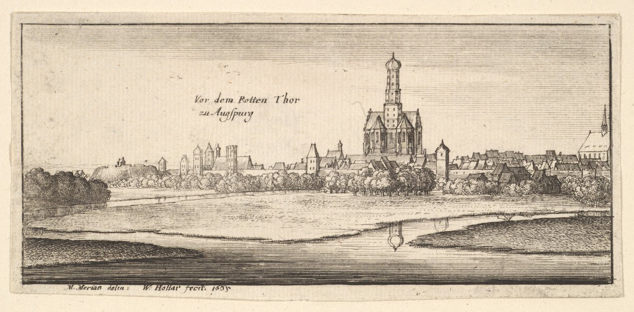 Augsburgo, 1665 de Wenceslaus Hollar