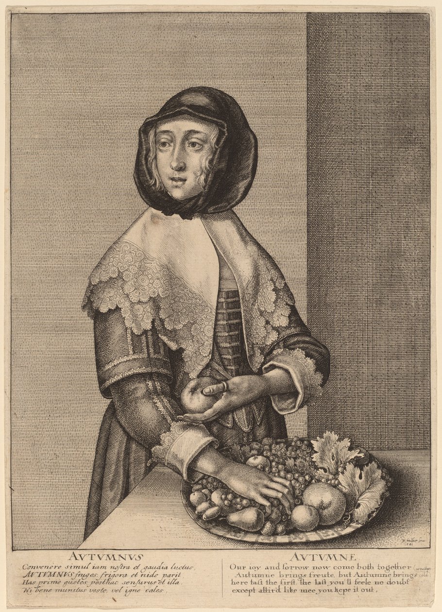 Otoño de Wenceslaus Hollar