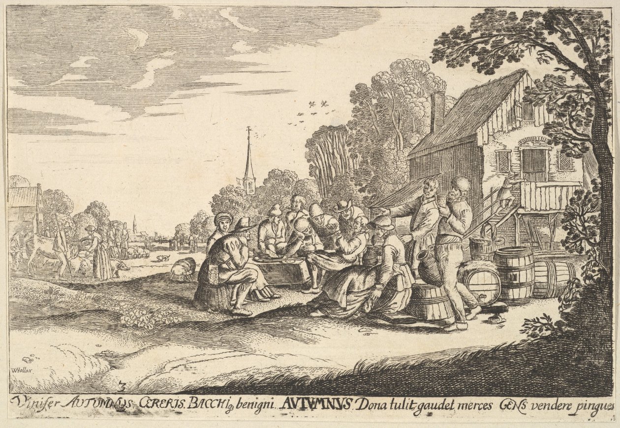 Otoño de Wenceslaus Hollar