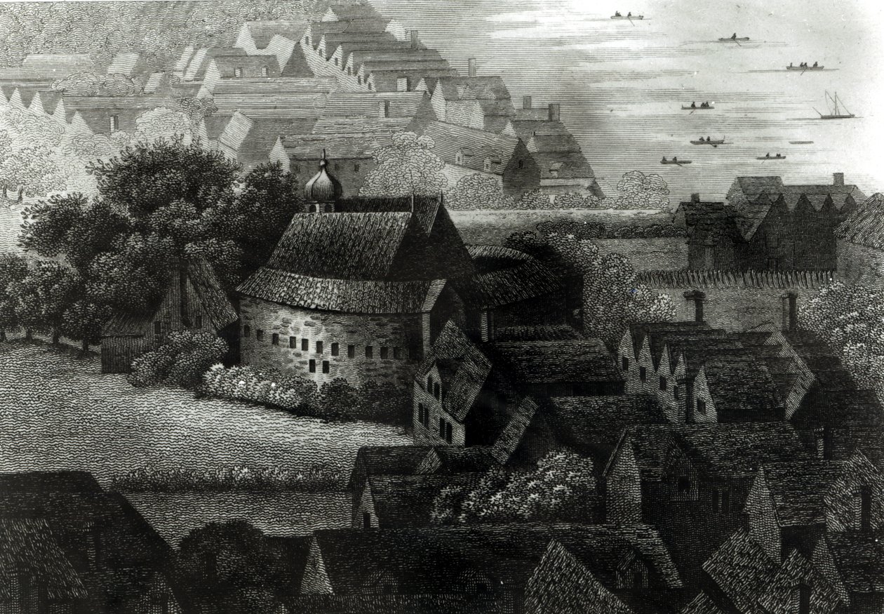 Jardín de Osos, 1647 de Wenceslaus Hollar