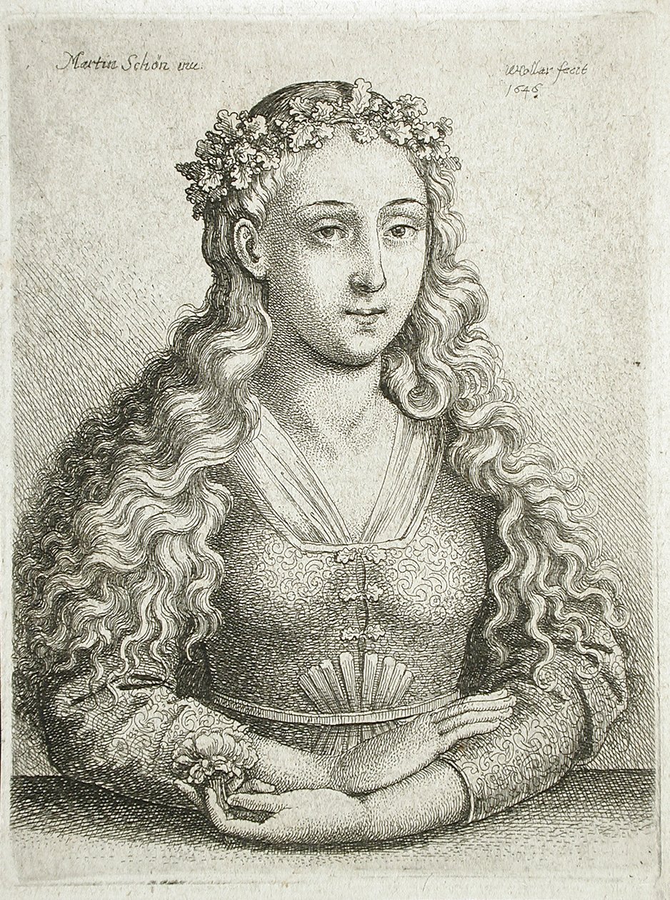Busto de mujer de Wenceslaus Hollar