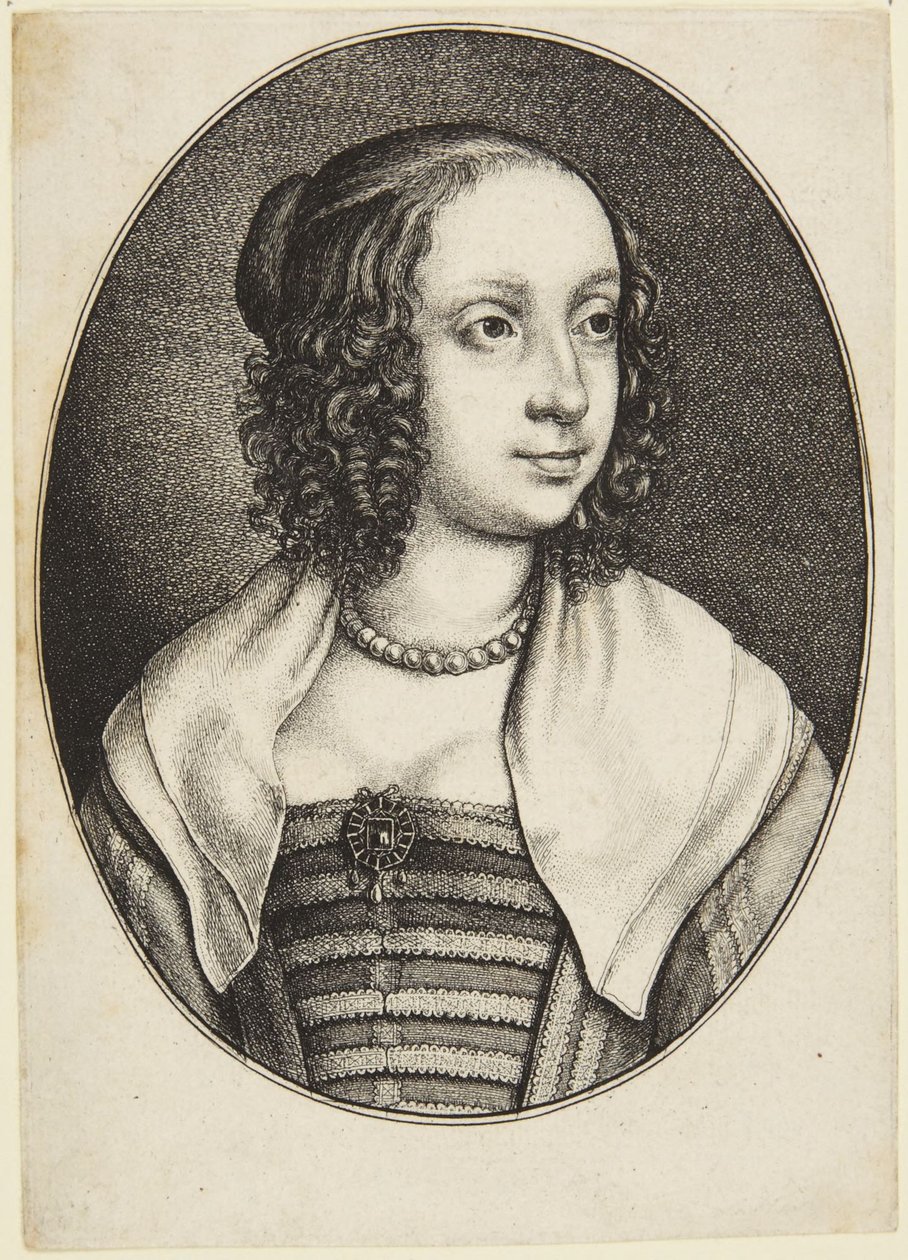 Catalina Howard de Wenceslaus Hollar