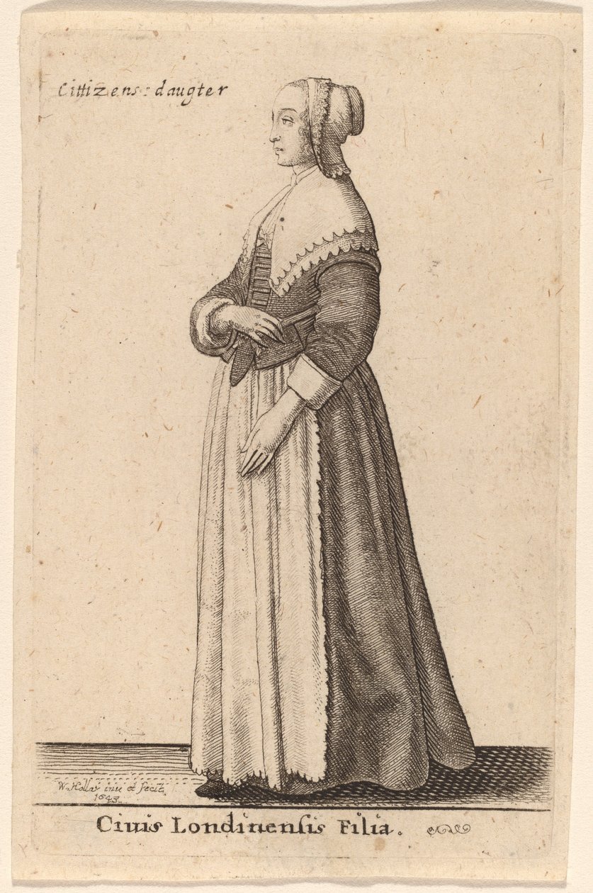 Civis Londinensis Filia de Wenceslaus Hollar