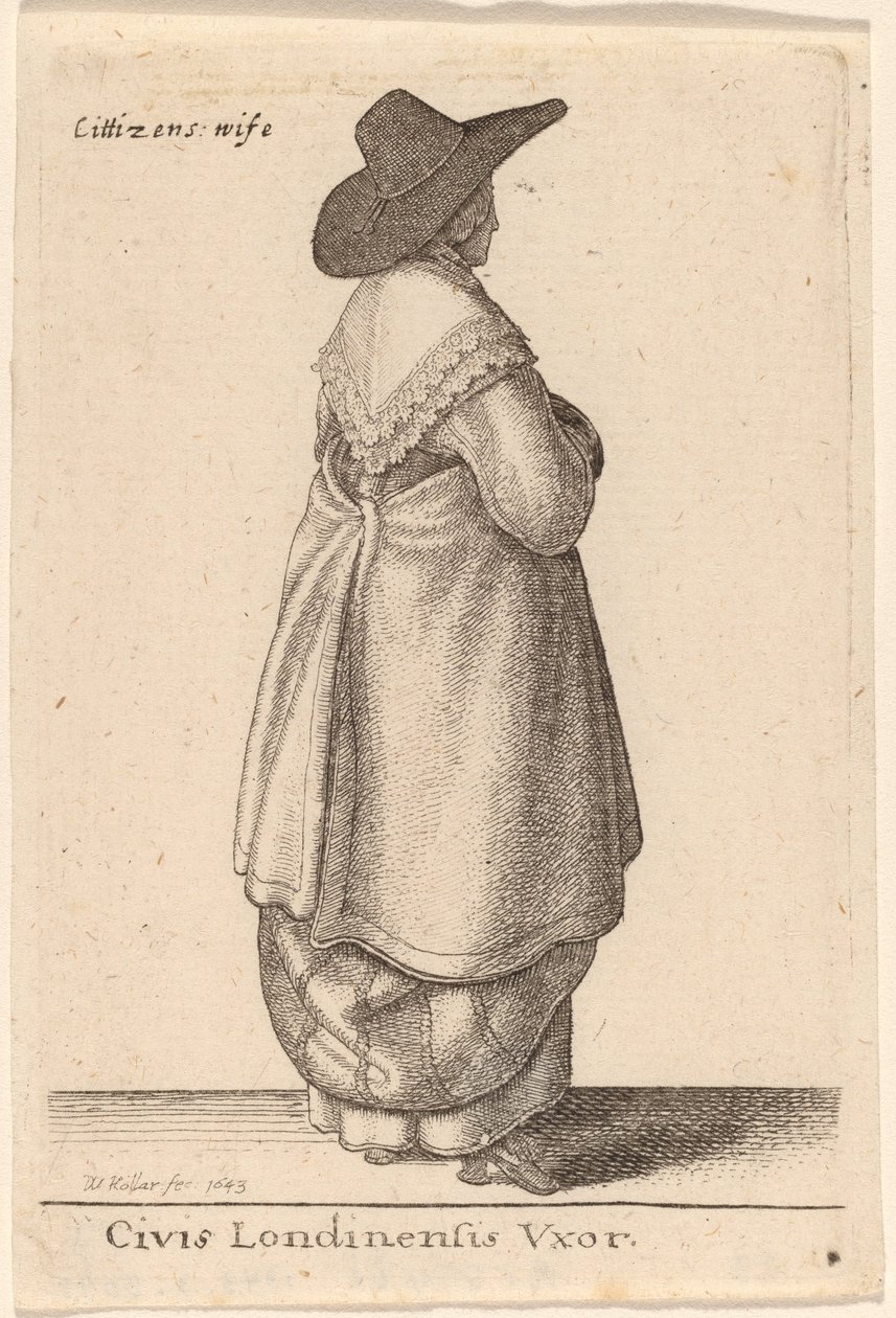 Civis Londinensis Vxor de Wenceslaus Hollar